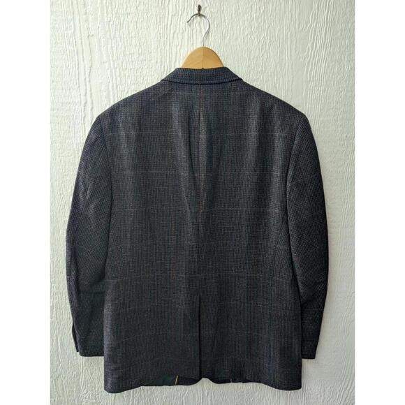 Barrister Blue Wool Tweed Blazer Sport Coat Heritage Classic Preppy - Picture 9 of 9